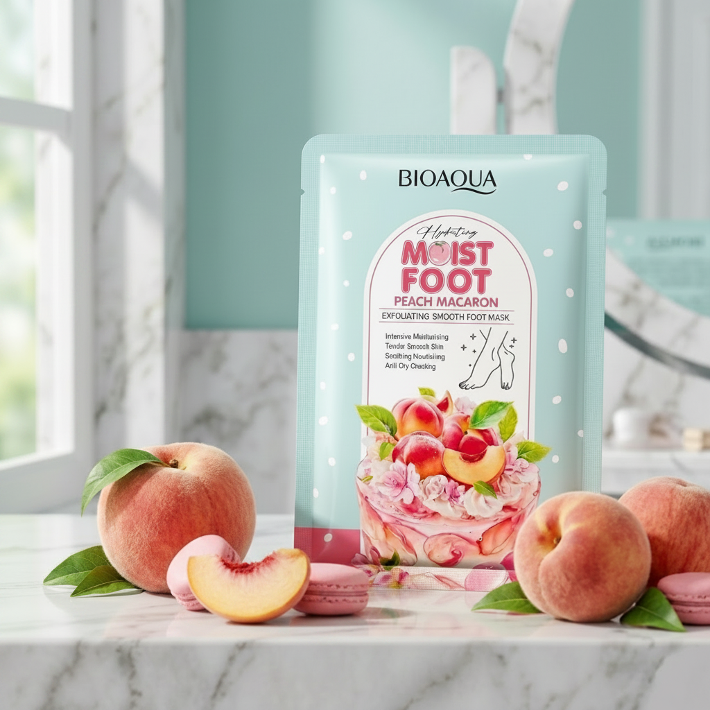 Peach Cream Hydrating Foot Mask
