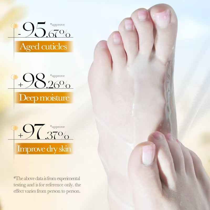 Peach Cream Hydrating Foot Mask