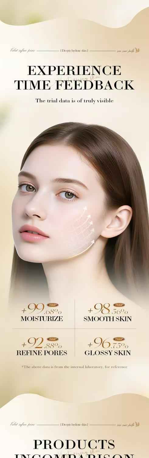 Original Rice Water 3D Curved Face Mask: Whitens, Hydrates, Cleanses, Softens - For Skin Care & Moisturization